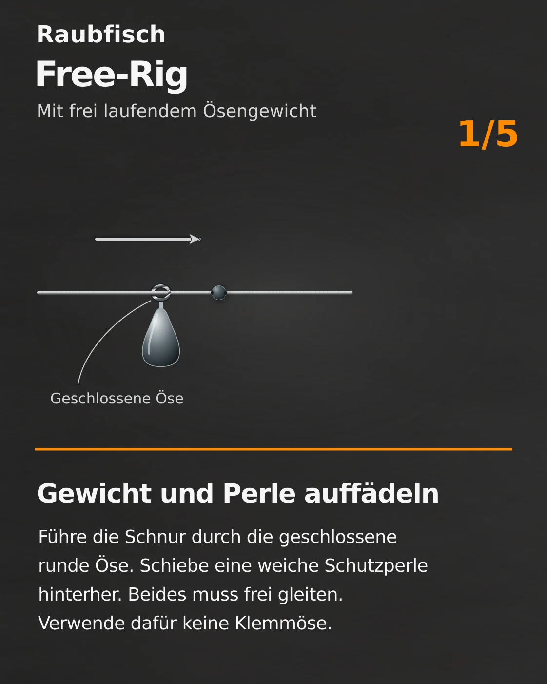 Free-Rig: Originalanleitung Schritt 1 von 5 mit Beschriftung